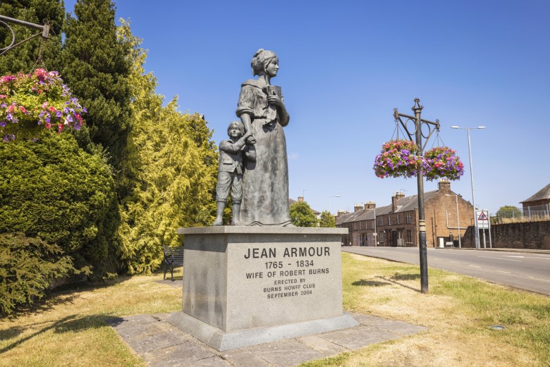 Jean Armour Statue - Robert Burns 