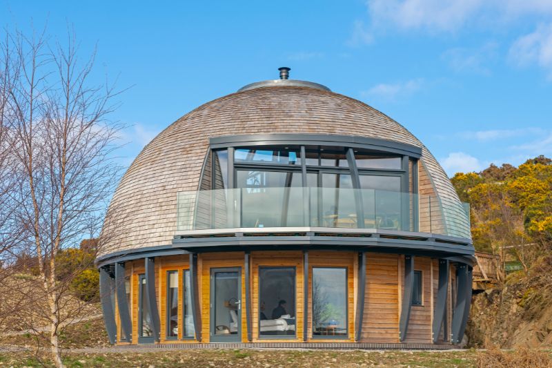 eco friendly pod at Loch Ken 