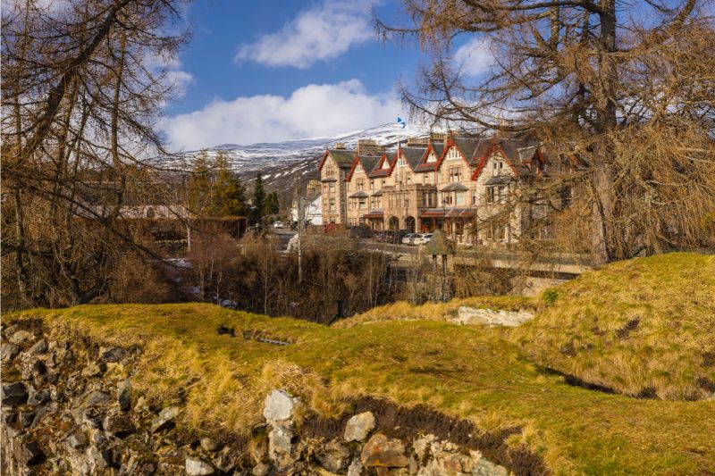 The Fife Arms pub in the Scottish Highlands