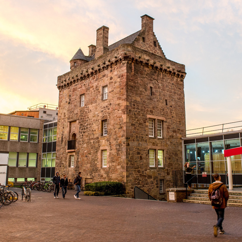 Image of Edinburgh Napier University's Merchiston Tower building.
